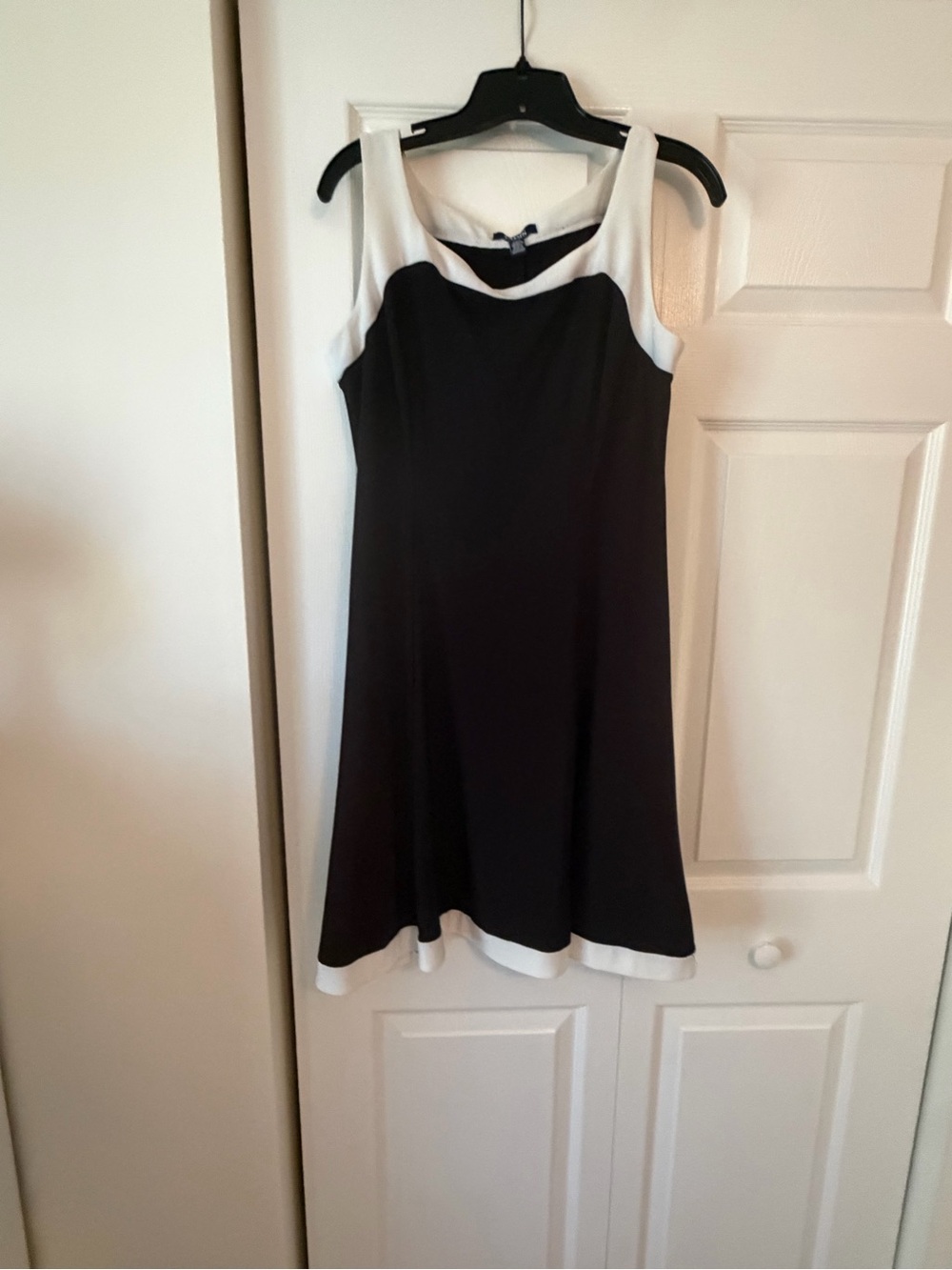 Chaps Colorblock Fit and Flare Dress